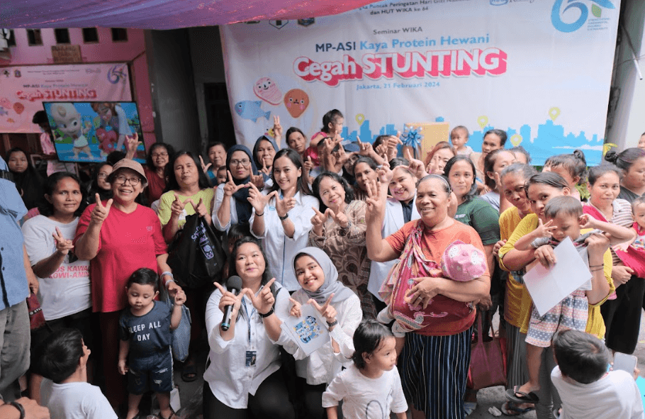 Peringati HUT ke-64, Sinergi WIKA dan WIKA Realty Gelar Seminar dan Bantuan Kesehatan Untuk Cegah Stunting