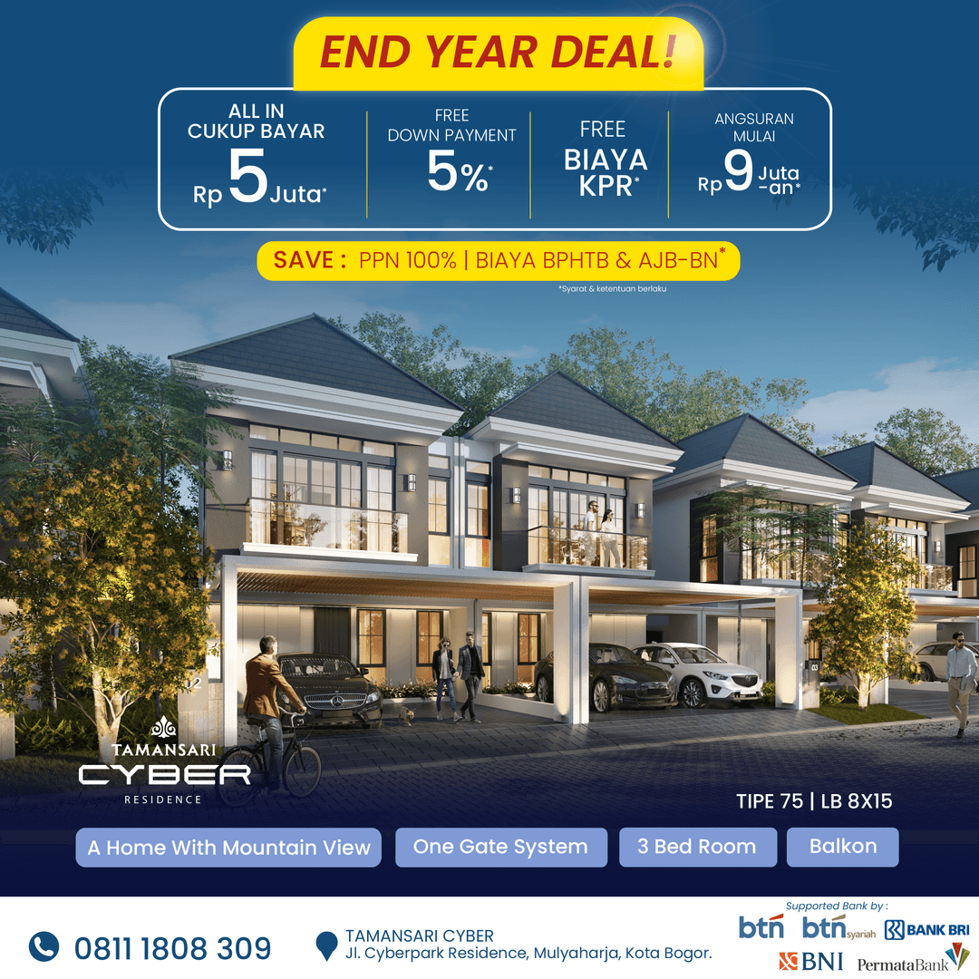 END YEAR DEAL : TAMANSARI CYBER BOGOR