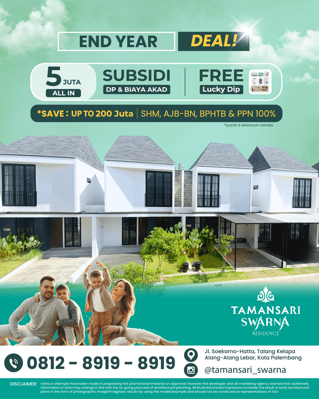 Landed House - Tamansari Swarna Residence