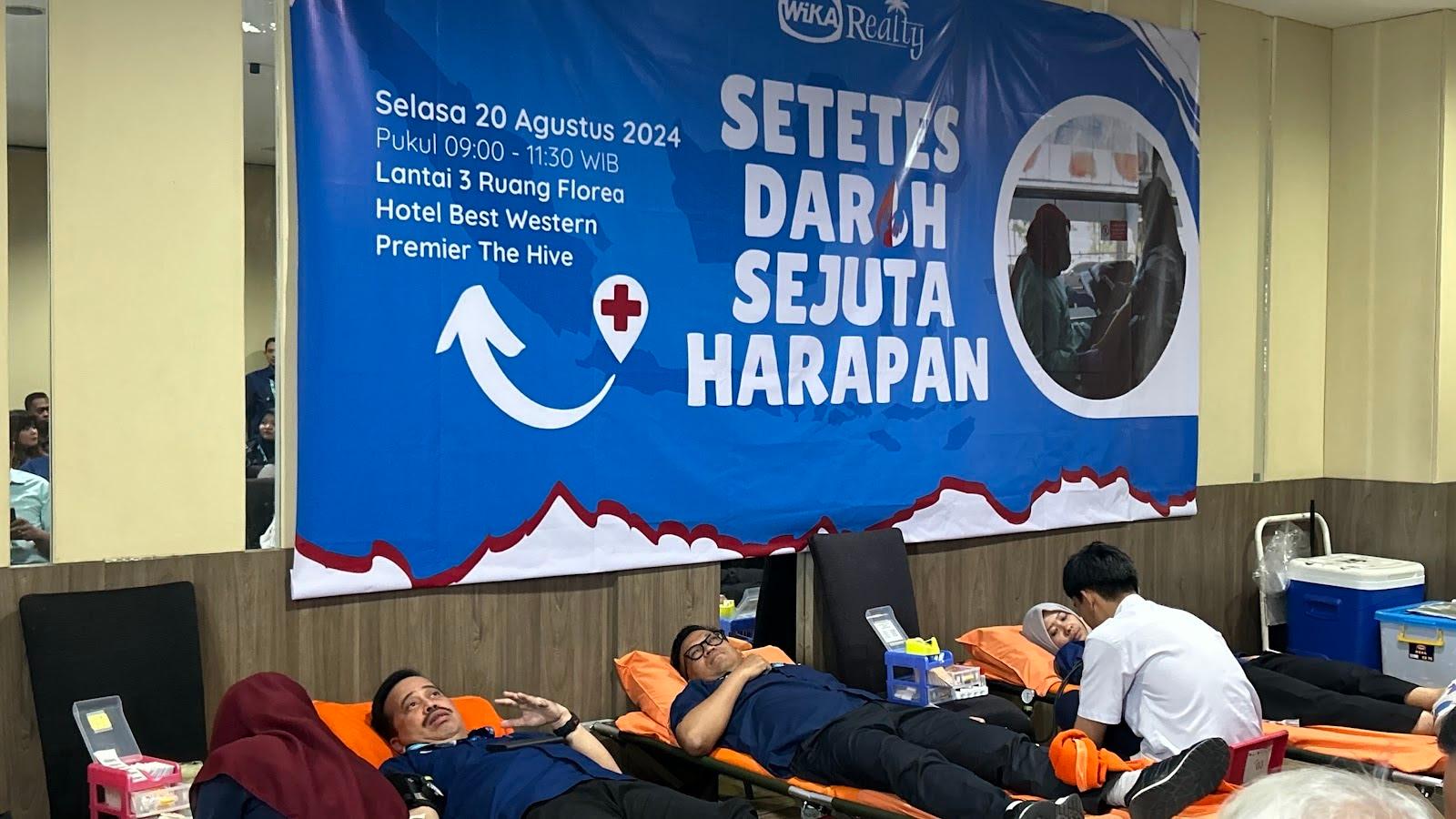 Donor Darah Semarak HUT ke 79 Republik Indonesia